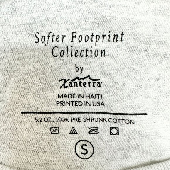 Yellowstone National Park T-Shirt Small Long Sleeve Heather Gray by Xanterra - Picture 4 of 5